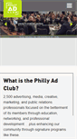 Mobile Screenshot of phillyadclub.com